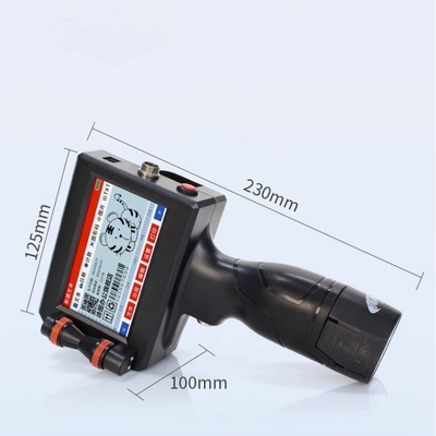Impressora de data portátil portátil de tinta de secagem rápida para impressão de caixas de cartão semiautomática