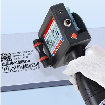 Impressora de data portátil portátil de tinta de secagem rápida para impressão de caixas de cartão semiautomática