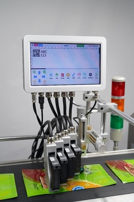10 polegadas touch screen online cartão codificador data de validade batch code printer com codificação