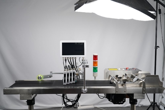 Máquina de impressão TIJ de tinta seca rápida Impressora de código de data industrial de 10 polegadas com tinta rápida