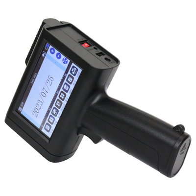 Impressora de jato de tinta portátil semiautomática para data de validade e código de lote em uma única cor