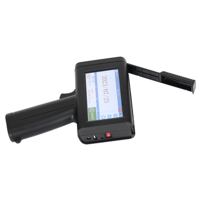 Impressora de jato de tinta portátil semiautomática para data de validade e código de lote em uma única cor