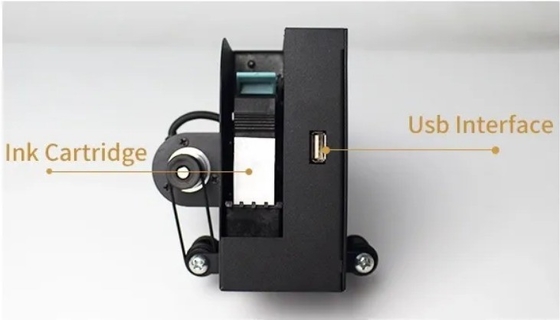 Impressora portátil de código de data de validade com tamanho 240*120*97mm e suporte à língua inglesa