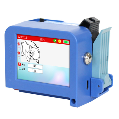 Mini 130 portátil portátil TJ Inkjet Coder térmico para papel plástico madeira vidro metálico
