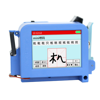 Mini 130 portátil portátil TJ Inkjet Coder térmico para papel plástico madeira vidro metálico