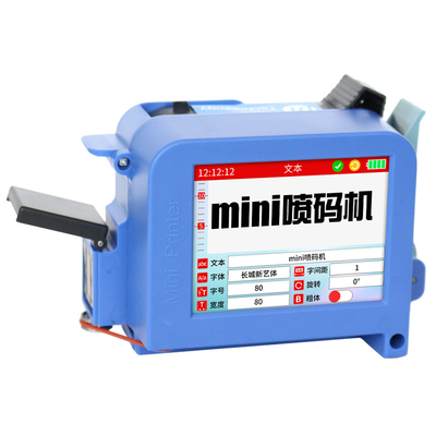 Mini 130 portátil portátil TJ Inkjet Coder térmico para papel plástico madeira vidro metálico