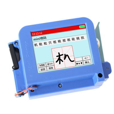 Mini 130 portátil portátil TJ Inkjet Coder térmico para papel plástico madeira vidro metálico