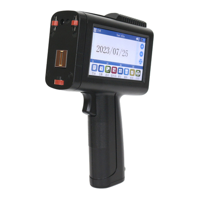 Máquina de codificação de lote portátil de impressora a jato de tinta portátil com um cartucho de tinta preta