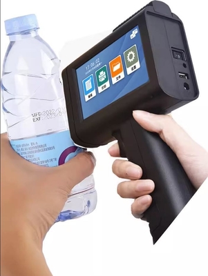 Máquina de codificação de lote portátil de impressora a jato de tinta portátil com um cartucho de tinta preta