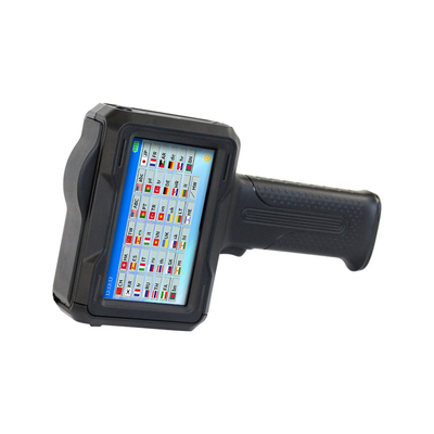 Impressora de jato de tinta portátil semiautomática para codificação de lotes portáteis e data de validade