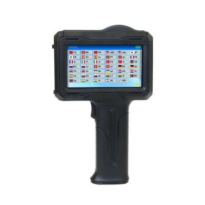 Impressora de jato de tinta portátil semiautomática para codificação de lotes portáteis e data de validade
