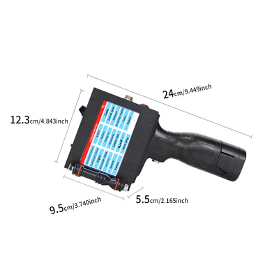 Impressora de jato de tinta portátil para todas as superfícies Tipo de placa Impressora TIJ Tamanho da tela 4,3 polegadas