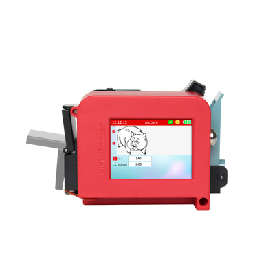 Máquina de codificação de lotes de mini-jet de tinta com impressão de 600DPI e design portátil