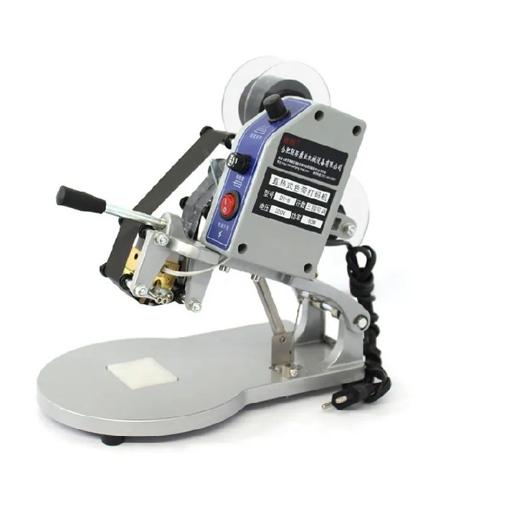 Máquina portátil de codificação de fita de pressão manual para 220V 50/60Hz Voltagem e tamanho de partícula 2 * 4mm