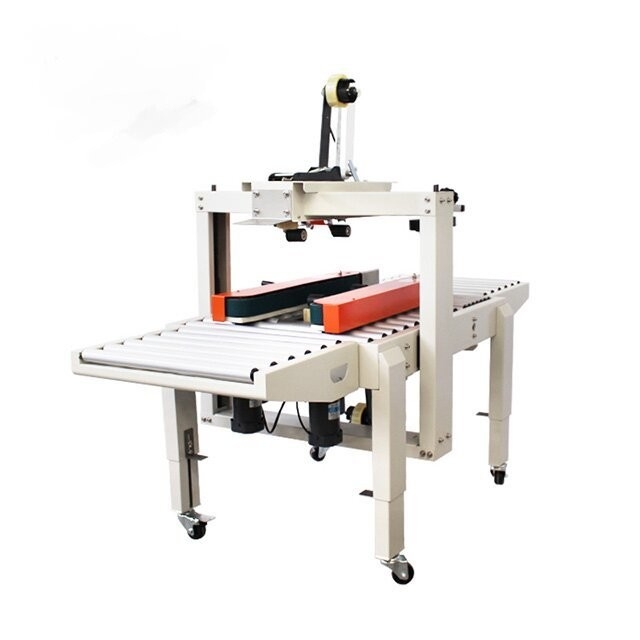 Auto-sealing Tape Conveyor Case Sealer para velocidade de vedação de 0-12 m/min e embalagem