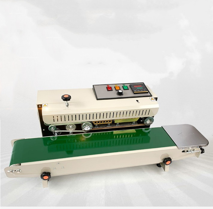 220V/50HZ FR-900 Máquina de vedação de banda contínua para sacos de plástico Faixa de temperatura 0-300C