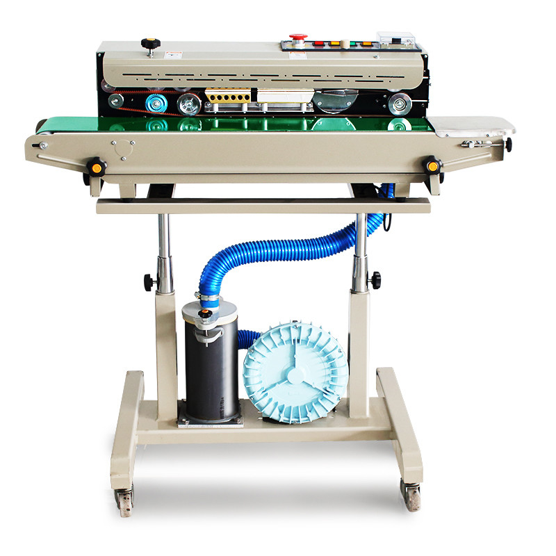 DBF-1000A Fechador de filme de inflação contínua automático vertical para lojas de alimentos e bebidas