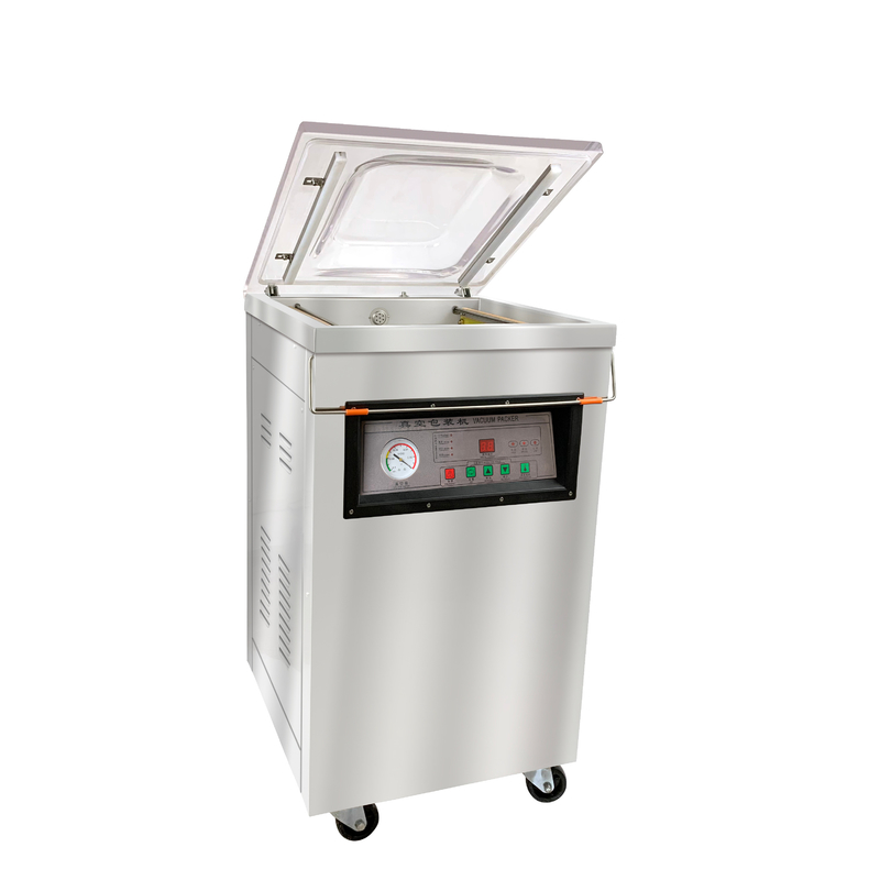 Máquina de embalagem a vácuo 220/110V DZ-400 para frutos do mar Carne de peixe Carne de porco Carne de bovino e arroz