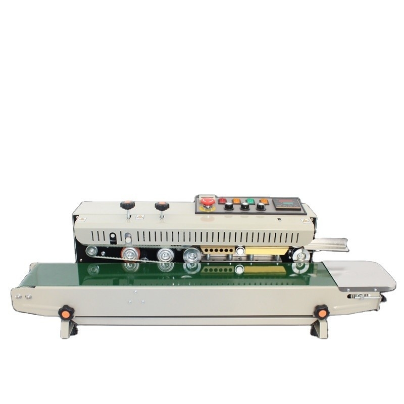 Velocidade de vedação 0-12m/min 29kg FR-990 Máquina de vedação térmica popular para embalagens de alimentos
