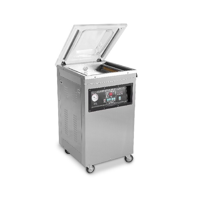 Loja de alimentos DZ-360 Máquina de embalagem a vácuo automática de câmara única para conservação de alimentos
