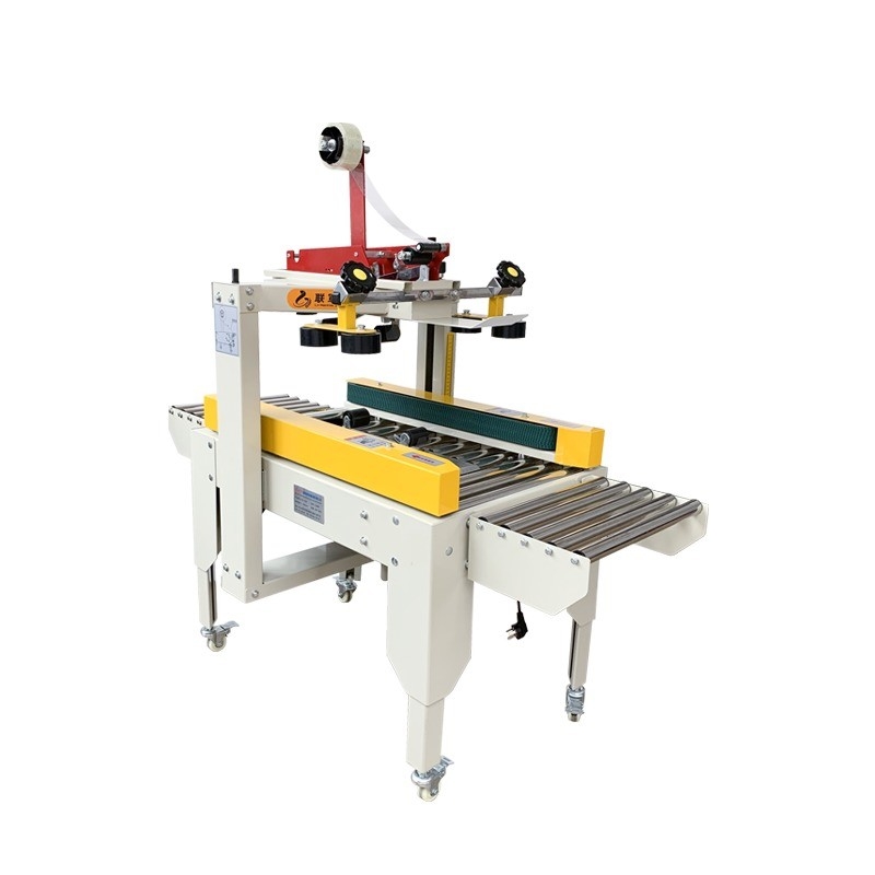 220V/50HZ Máquina de embalagem de selos de caixa de cartão de fita adesiva semi-automática