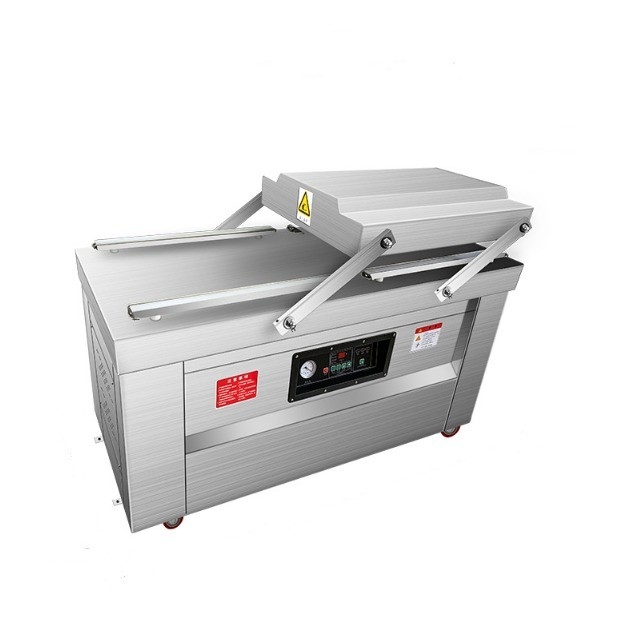 Máquina de embalagem a vácuo de frutas e vegetais de câmara dupla de 600x20 mm