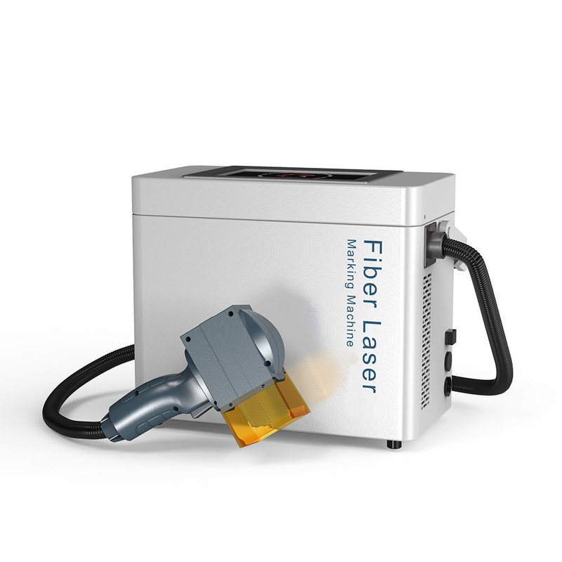 Fácil de mover 20W 30W gravador de metal portátil com área de gravação de arrefecimento por ar 100x100mm