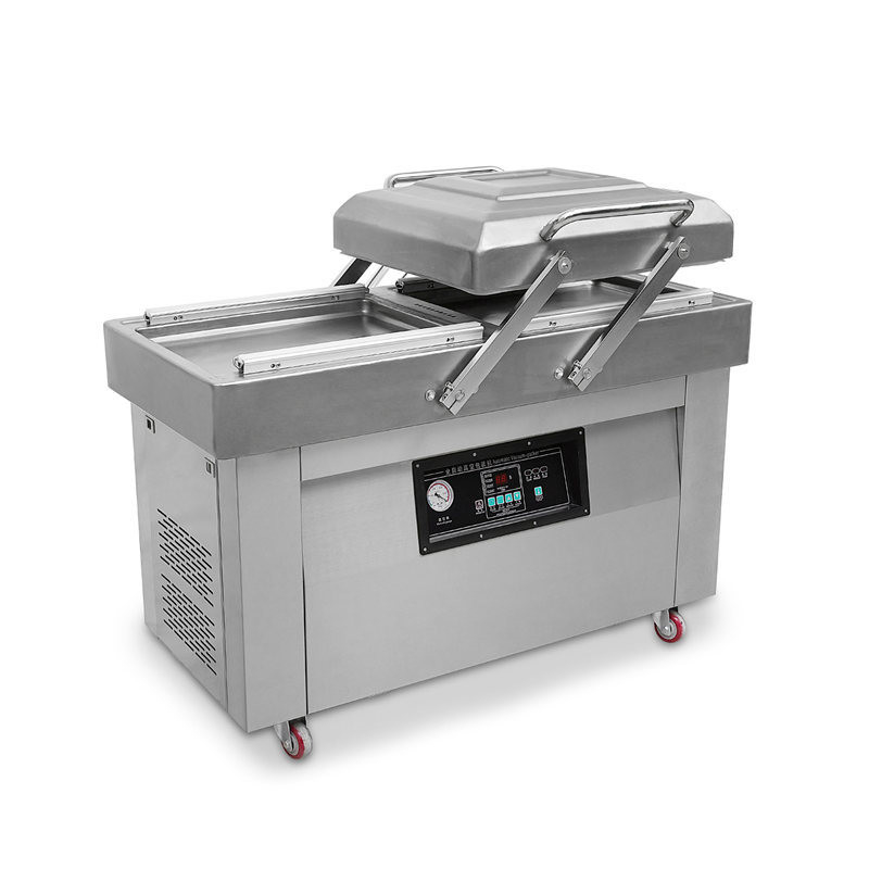 DZ-500 2SB Máquina de embalagem a vácuo semi-automática de câmara dupla para a indústria têxtil