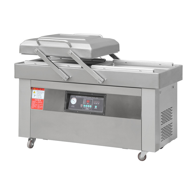 DZ-600 2SB Máquina de embalagem semiautomática a vácuo de dupla ranhura com potência de motor de 2000W