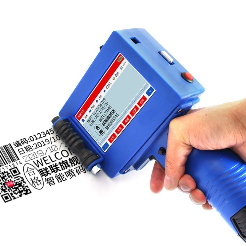 4.3 polegadas tamanho da tela S790 impressora de jato de tinta portátil máquina de codificação de impressão com CE