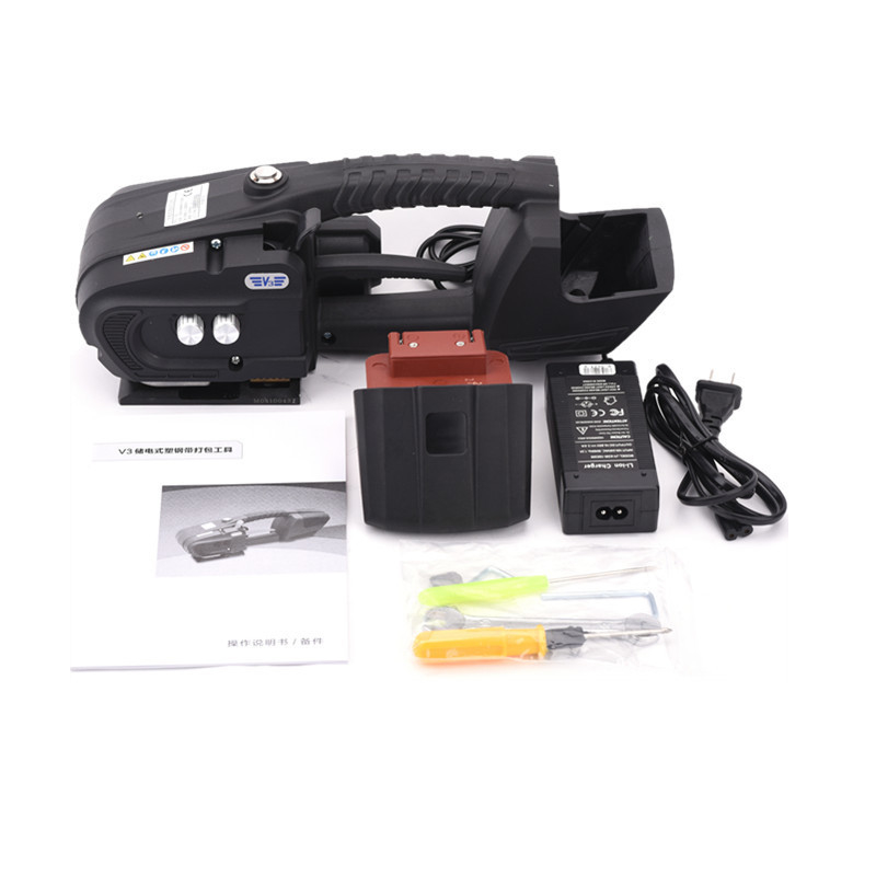 220V Placa Soldada de Ligação Forte PP PET Faixa Bateria Recarregável Ferramenta Portátil de Faixa