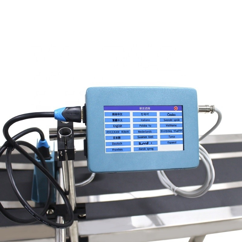 Impressora a jato de tinta de cores automática de grandes caracteres para linha de montagem de 110V/220V