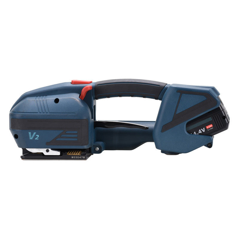 Ferramentas automáticas de bandagem para correias de PP/PET V2 Ferramenta de bandagem elétrica com bateria de 4000mA