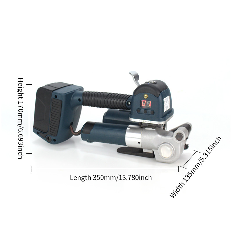 Cinturão sem esforço com 325*130*140mm Máquina de Cinturão de Cinturão de PP/PET automática portátil