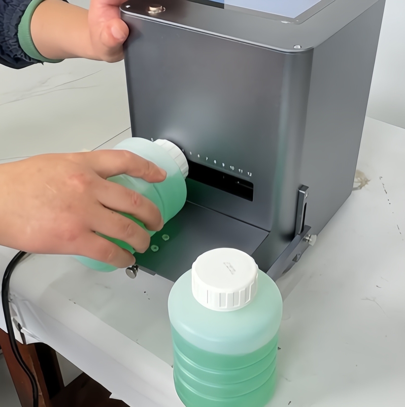 Impressora de jato de tinta térmica de escritório para codificação de data de validade manual fácil de operar e compacta