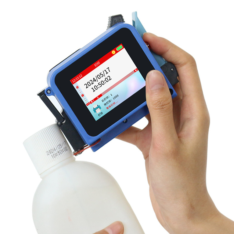 Máquina de codificação por jato de tinta térmico mini tipo-C para papel madeira plástico vidro metálico